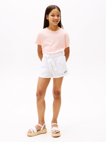 Regular Pantalon TOMMY HILFIGER en blanc