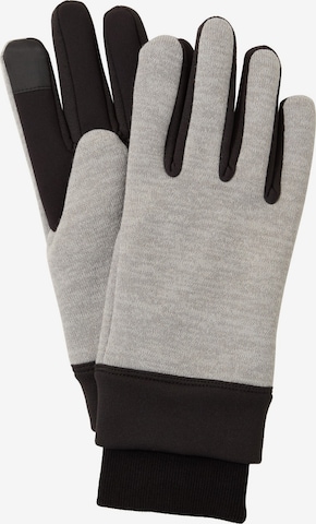 TOM TAILOR Fingerhandschuhe in Grau: Vorderseite