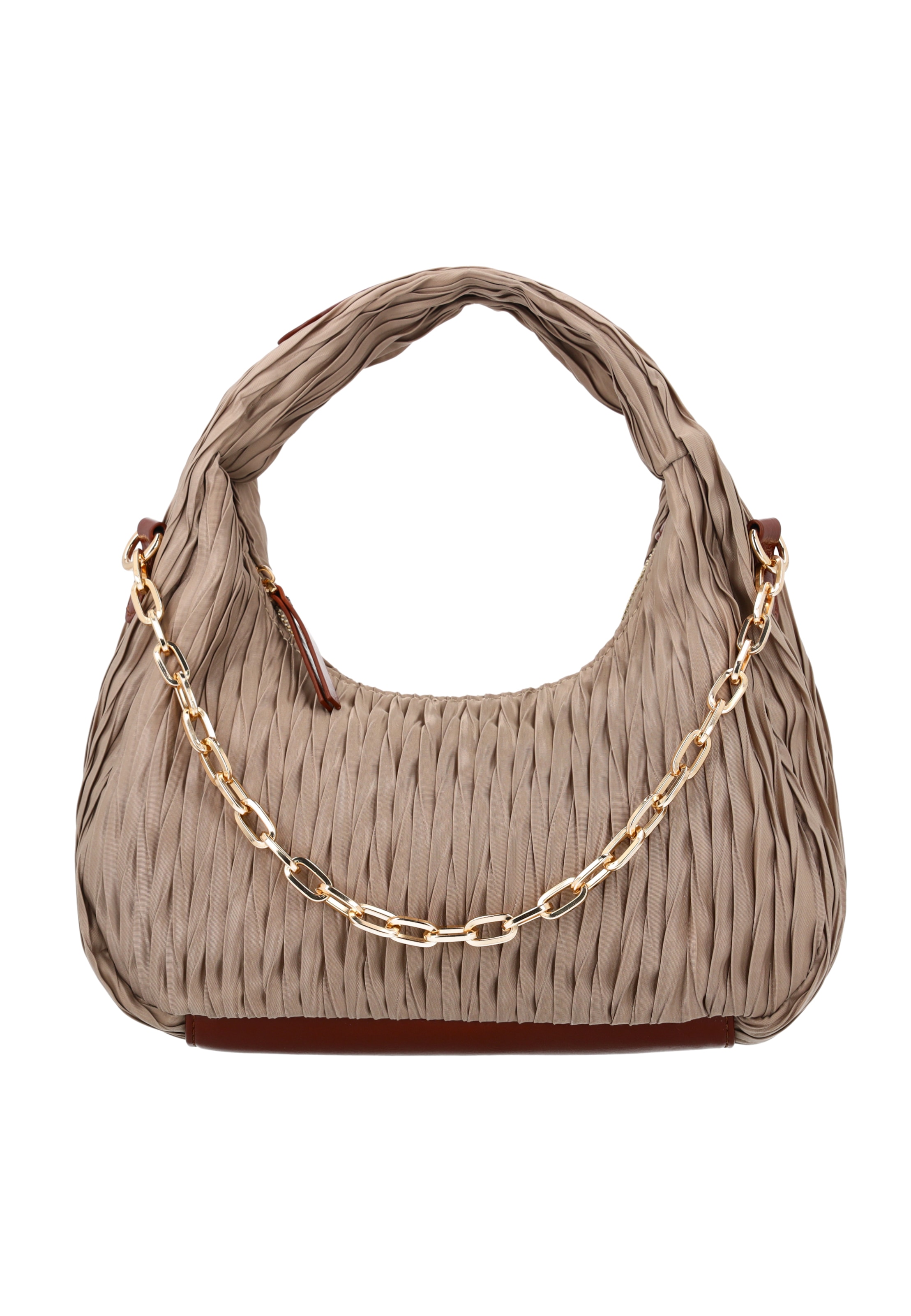faina Handtas in Beige: voorkant