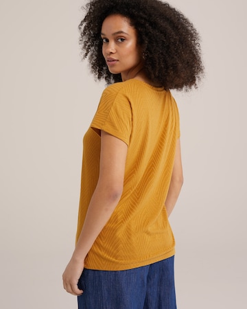 T-shirt WE Fashion en jaune