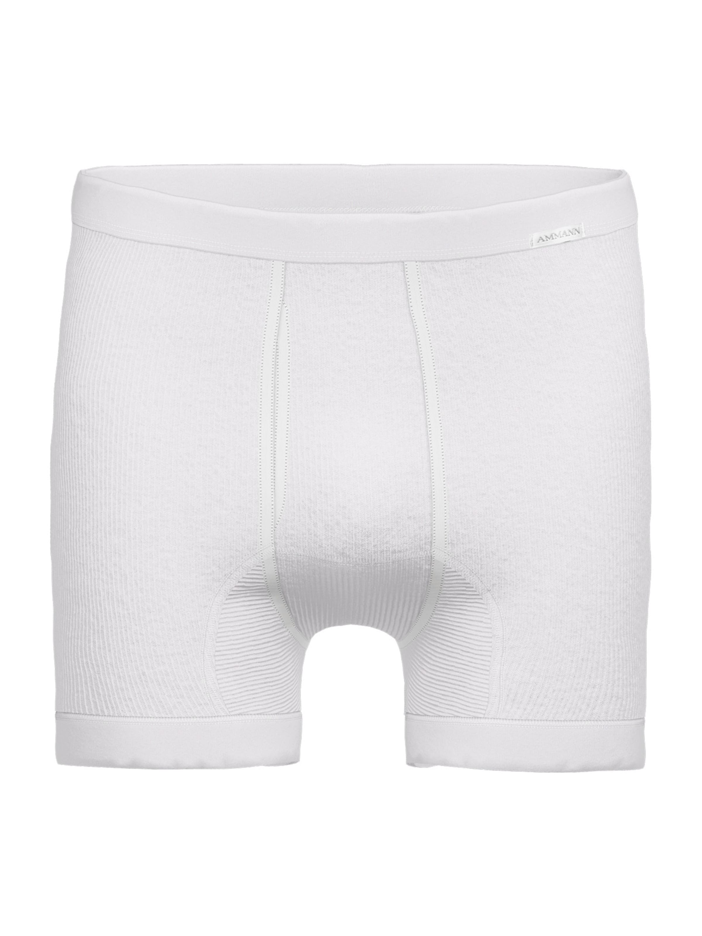 Boxers ' 433 Doppelripp ' Ammann en blanc