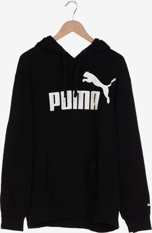 PUMA Sweatshirt & Zip-Up Hoodie in XXXL in Black: front