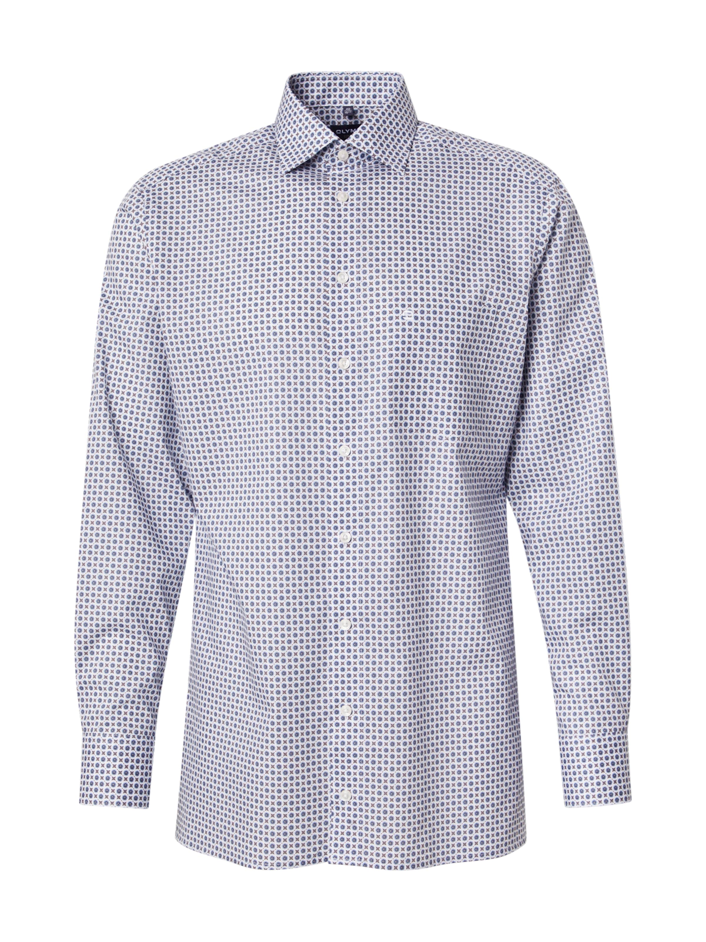 OLYMP Regular fit Πουκάμισο σε μπλε: μπροστά