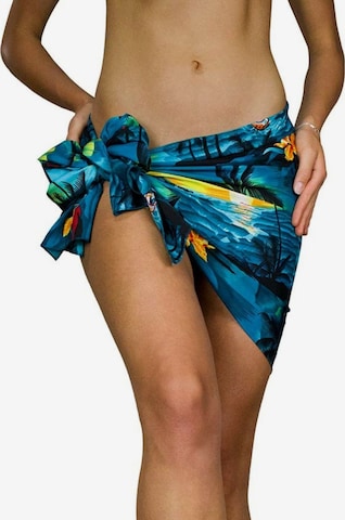 Foulard 'Surf' di King Kameha in verde: frontale