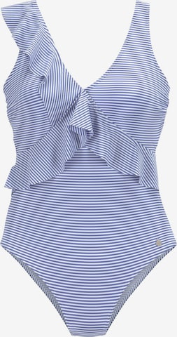 LASCANA Swimsuit in Blue: front