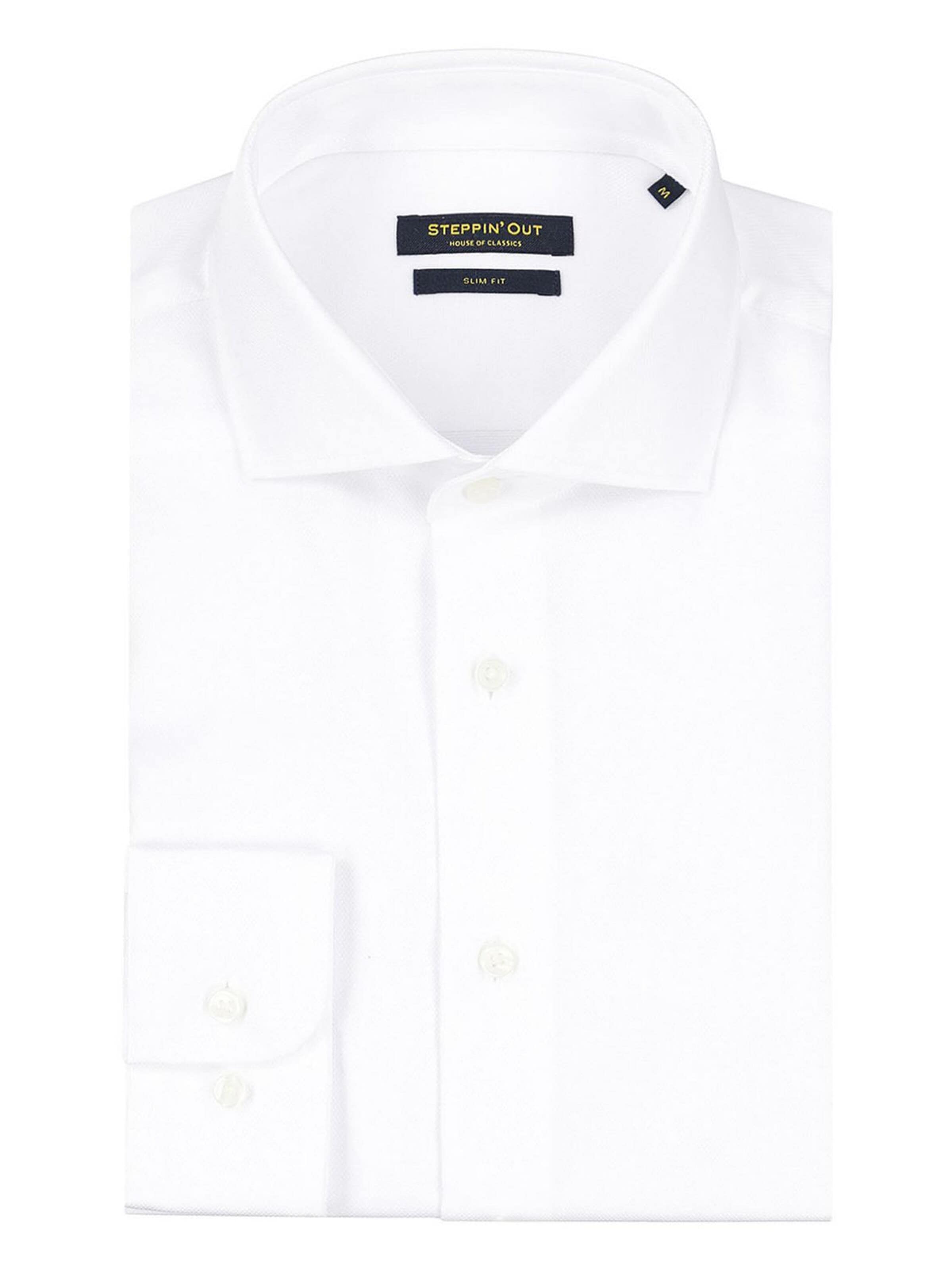 Coupe slim Chemise Steppin' out en blanc