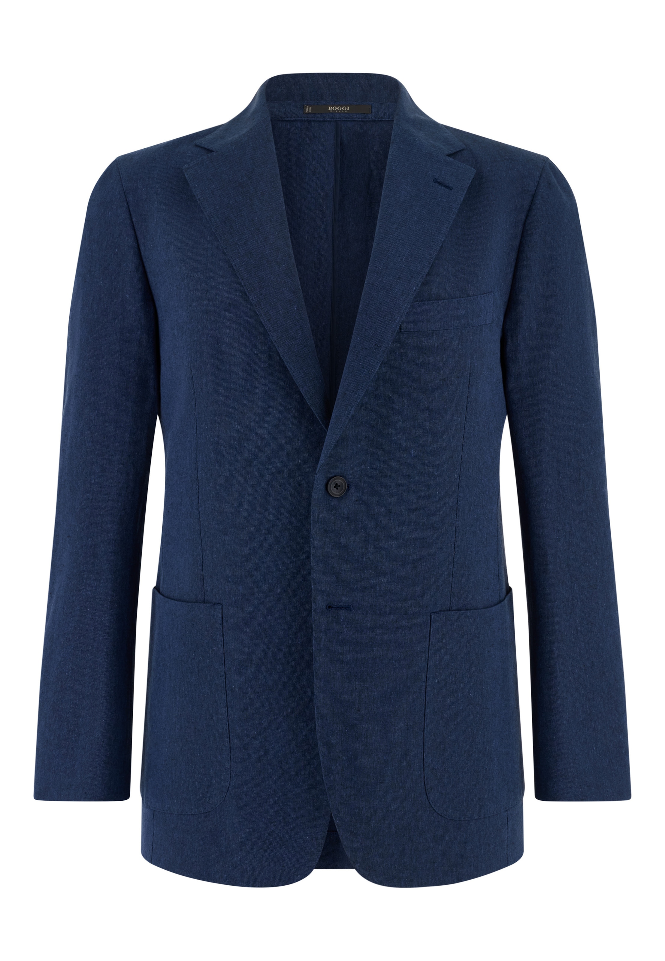 Boggi Milano Regular Fit Sakko in Blau: Vorderseite