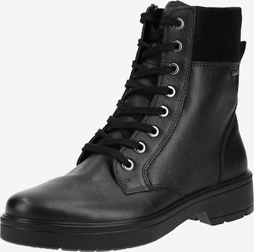 Legero Stiefelette in Schwarz: Vorderseite