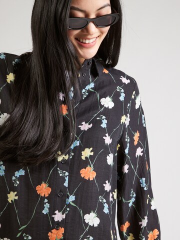 Chemisier 'VMFLORA OLGA' VERO MODA en noir