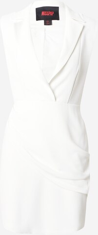 Misspap - Vestido en blanco: frente