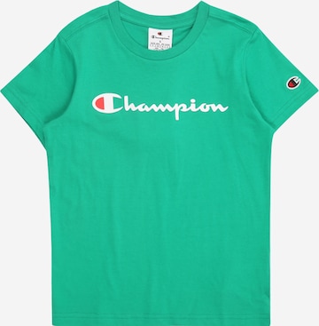Champion Authentic Athletic Apparel T-Shirt in Grün: Vorderseite