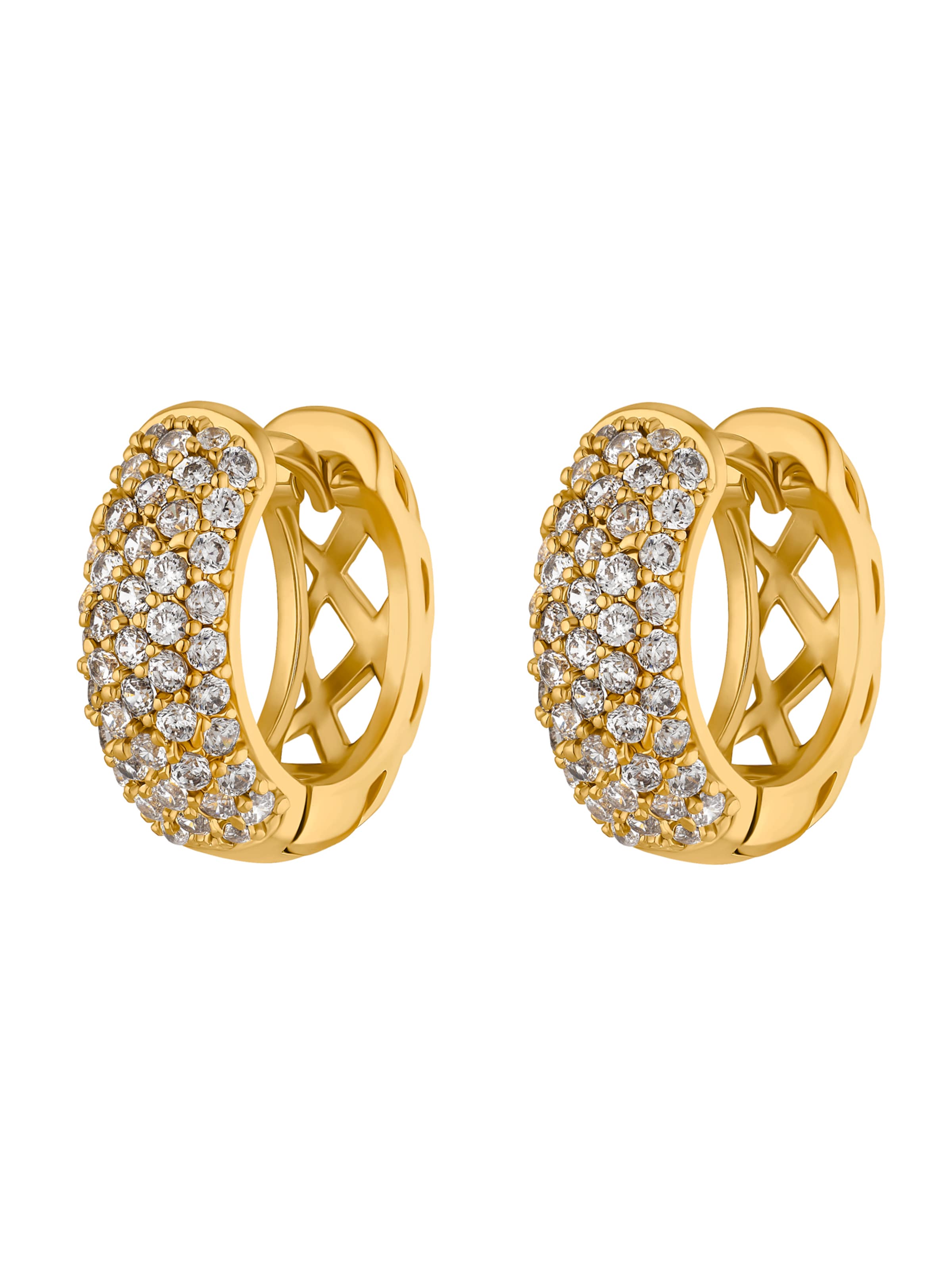 Heideman Oorbellen 'Eliane' in Goud: voorkant