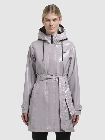 Manteau mi-saison 'Dolea' khujo en gris : devant