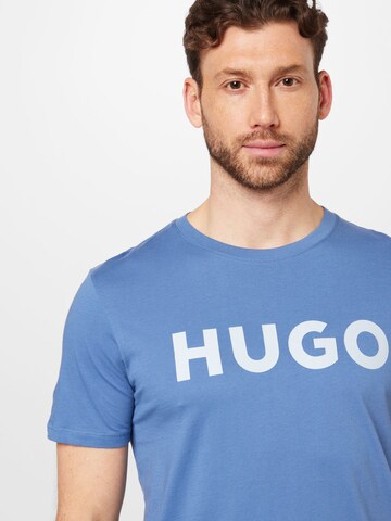 HUGO Μπλουζάκι 'Dulivio' σε μπλε