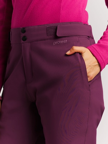 PROTEST Regular Sports trousers 'PRTCINNAMONES' in Purple