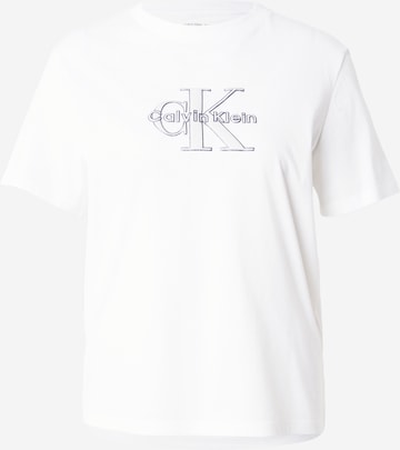 Calvin Klein Jeans Shirt in White: front