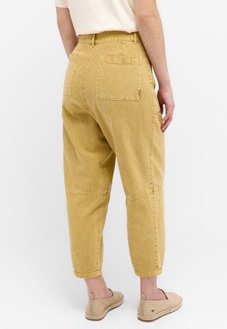 MUSTANG Tapered Cargo trousers 'Style Magee' in Yellow