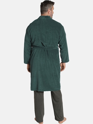 Charles Colby Long Bathrobe in Green