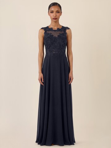 APART Evening Dress in Blue: front