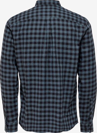 Only & Sons Košile 'SEAN' - kouřově modrá / černá, Produkt