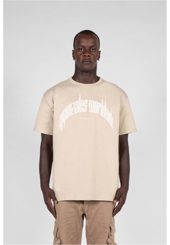 MJ Gonzales T-Shirt 'Higher Than Heaven' in Beige: predná strana