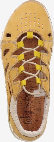 JOSEF SEIBEL Athletic Lace-Up Shoes 'Ricky 17' in Yellow