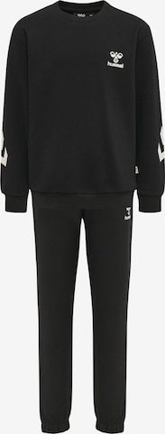 Hummel Sweatsuit in Black: front