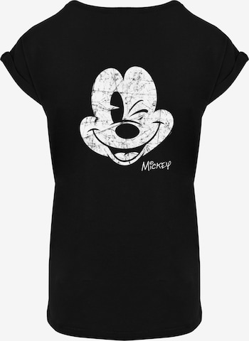 F4NT4STIC Shirt 'Disney Mickey Mouse' in Black