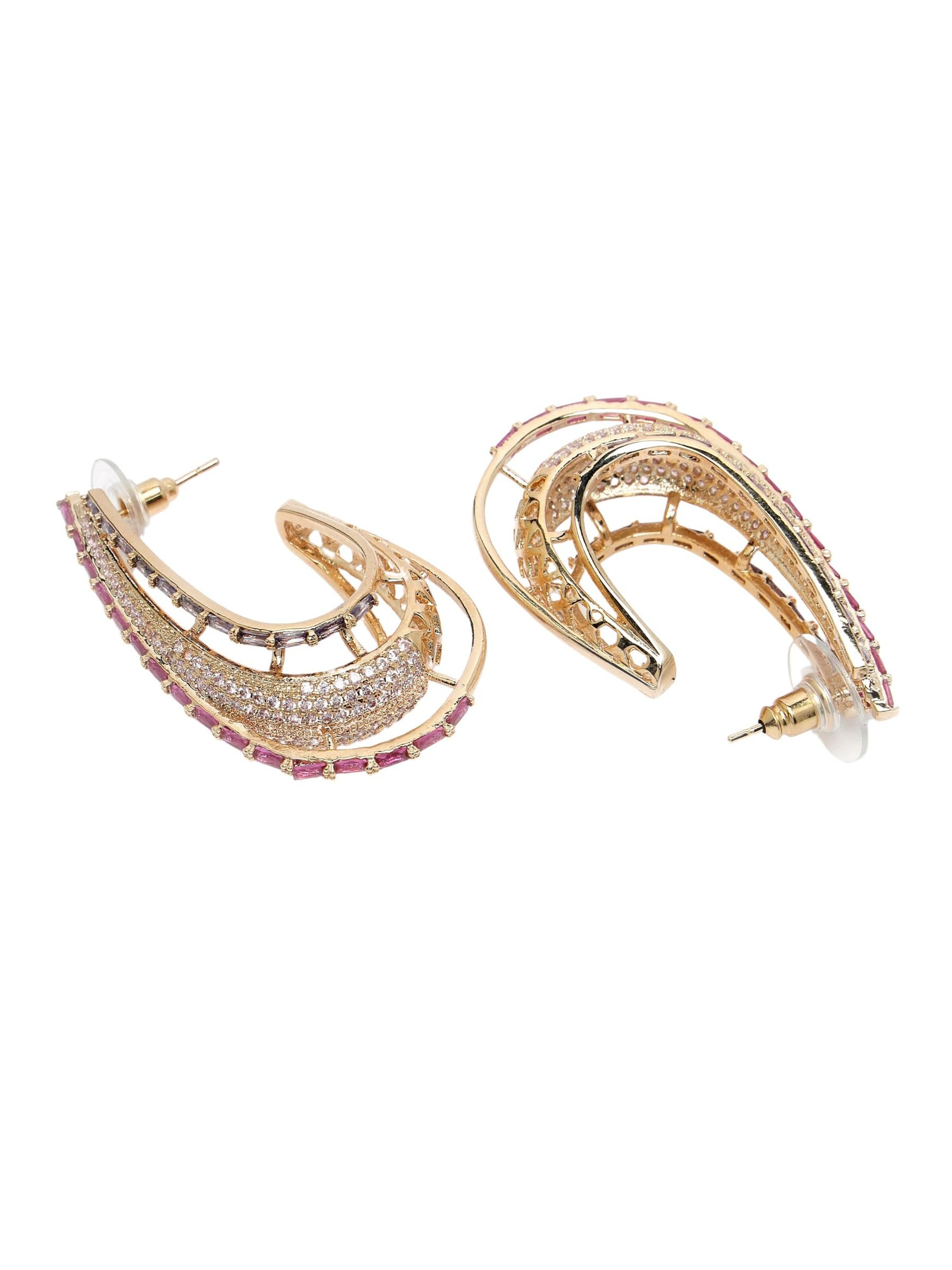 AVANT-GARDE PARIS - Pendientes 'Rosalinda' en rosa