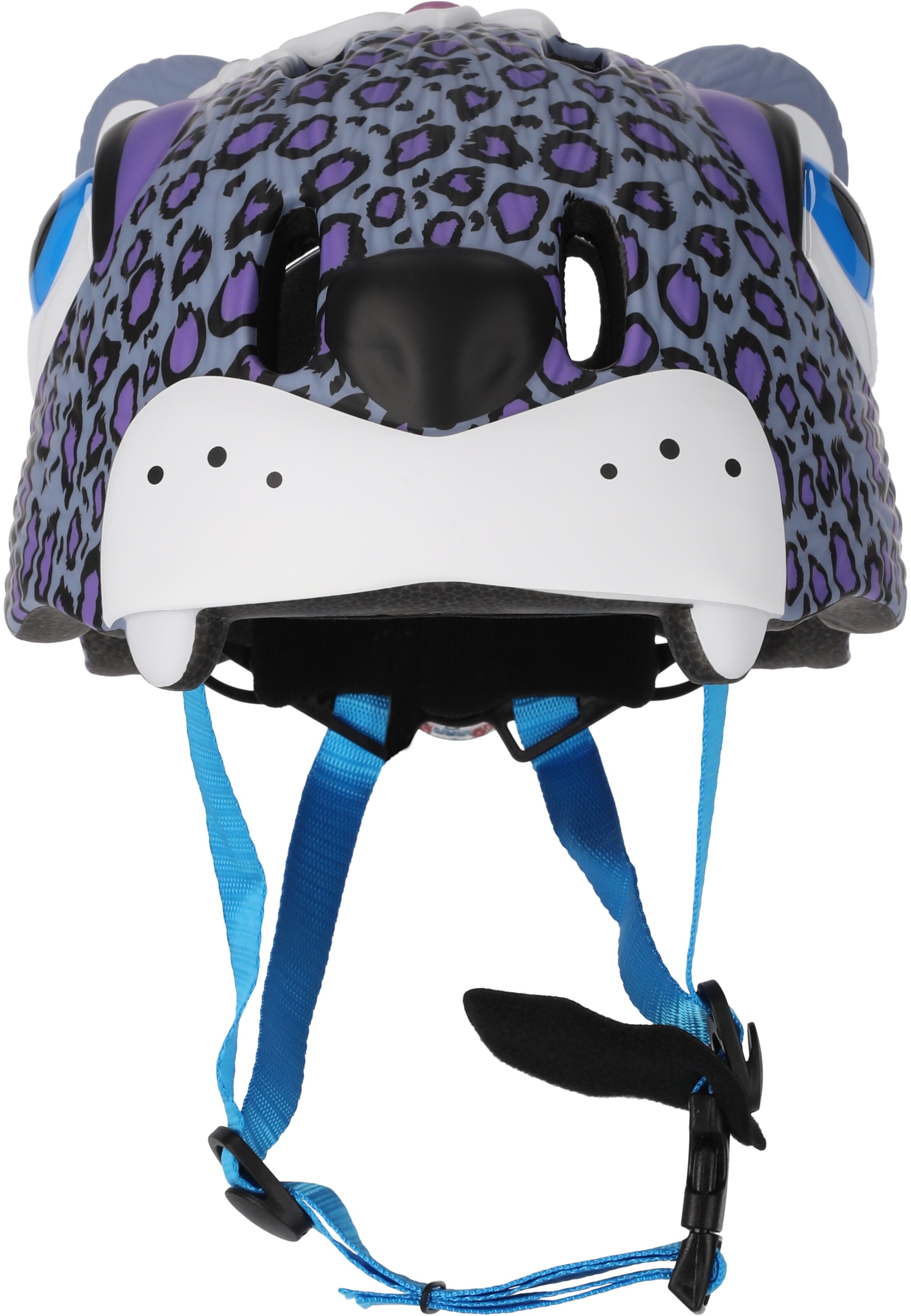 Crazy Safety Fahrradhelm 'Leopard' in Lila