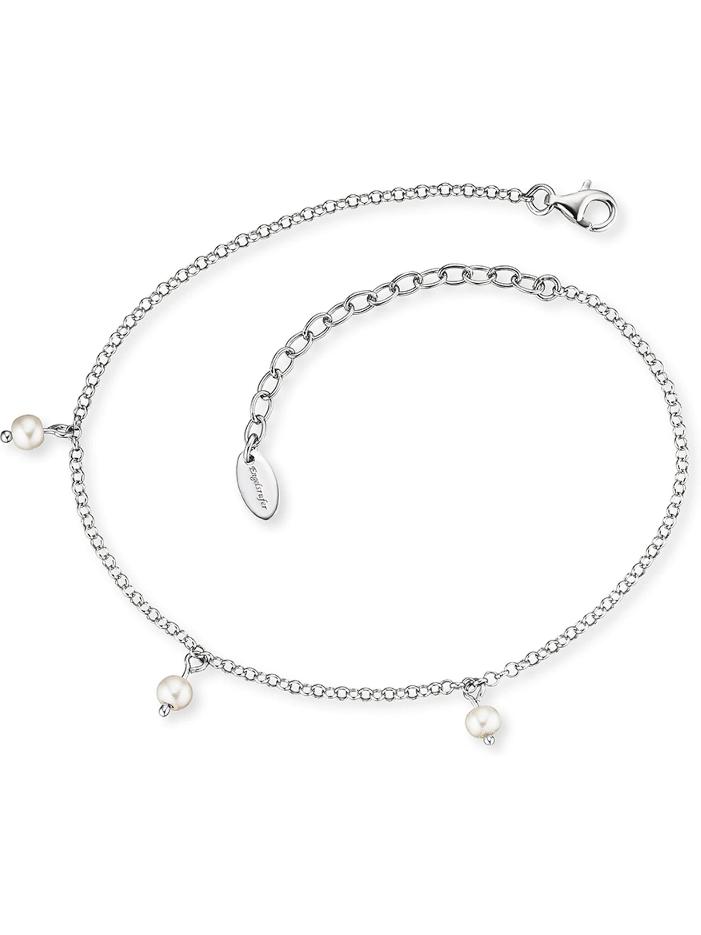 Engelsrufer Fußkette in Silber: Vorderseite