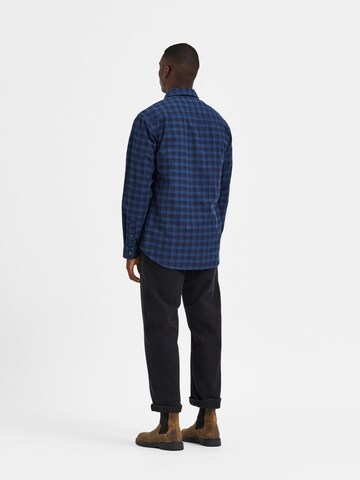 SELECTED Regular fit Overhemd 'Reglee' in Blauw
