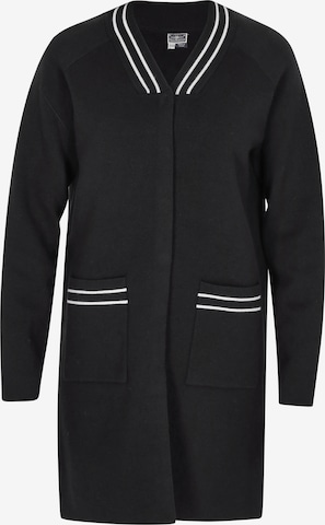 DreiMaster Maritim Gebreid vest in Zwart: voorkant