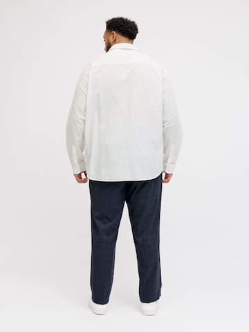 Jack & Jones Plus Средняя посадка Рубашка 'JJEBreeze' в Белый