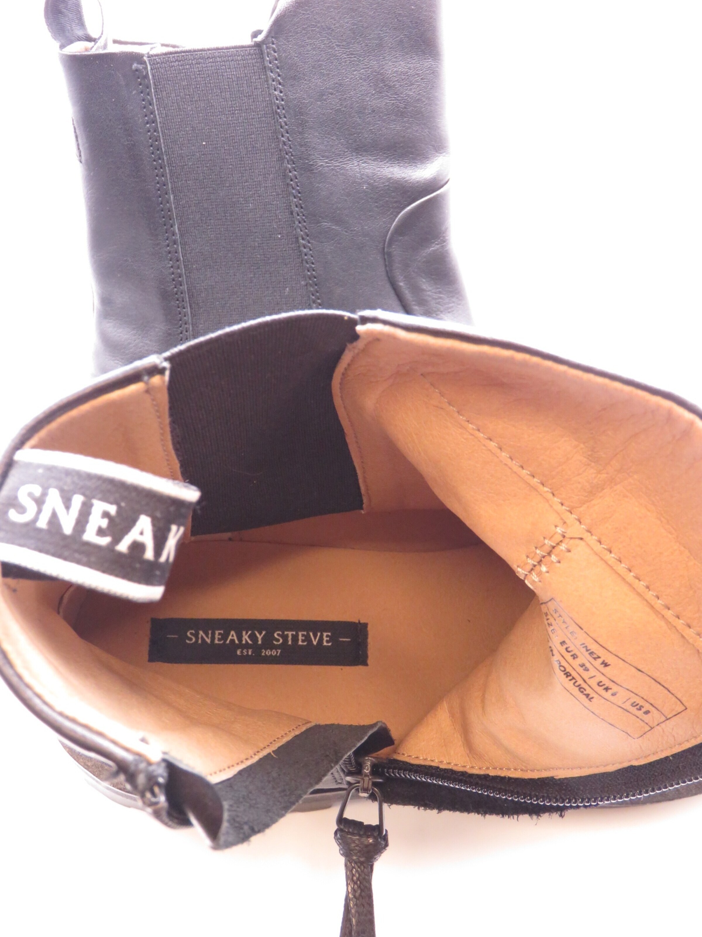 Sneaky Steve - Botas de tobillo 'Botim Sneaky Steve Inez' en negro