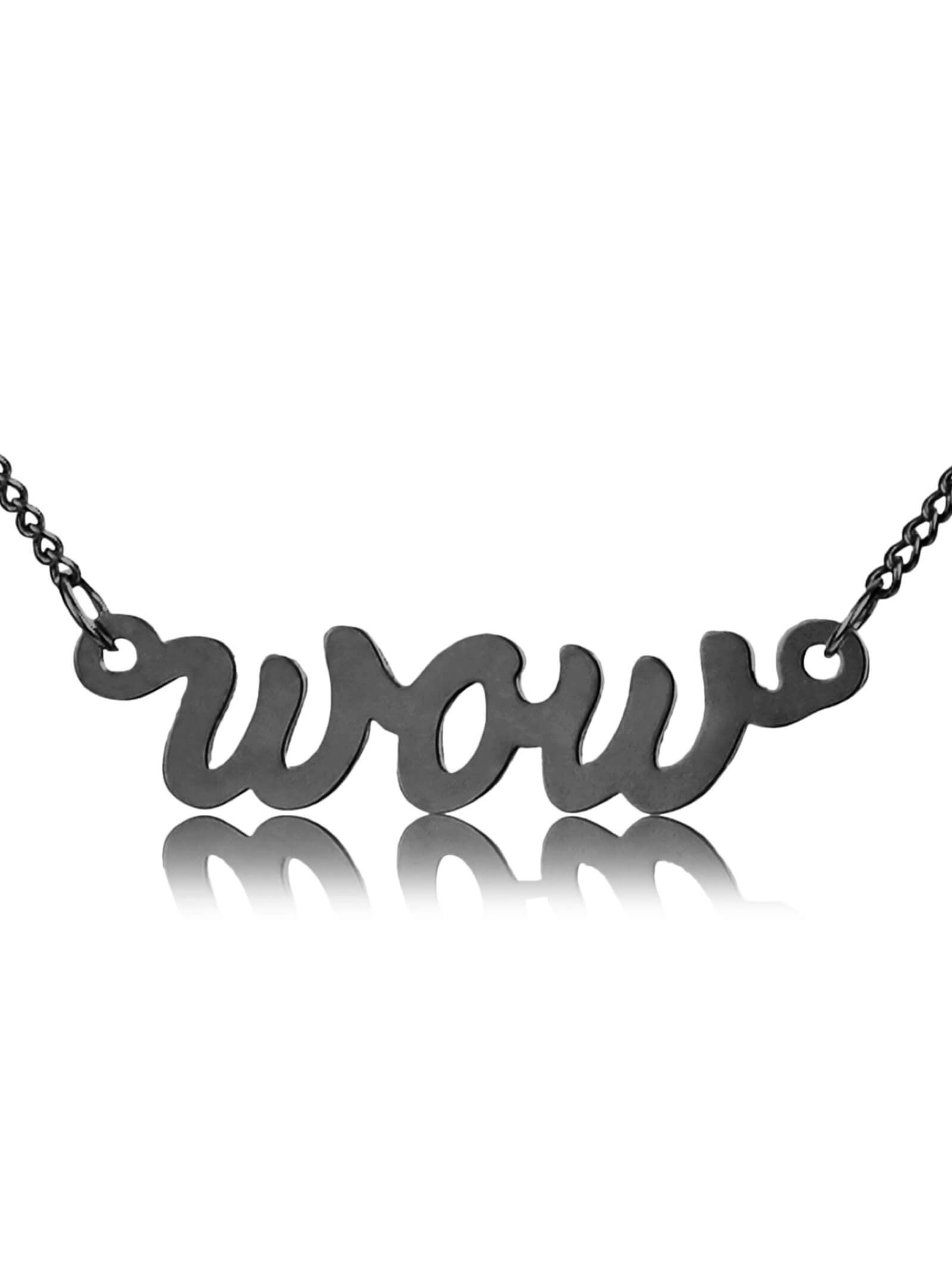 modabilé Necklace 'WOW' in Black
