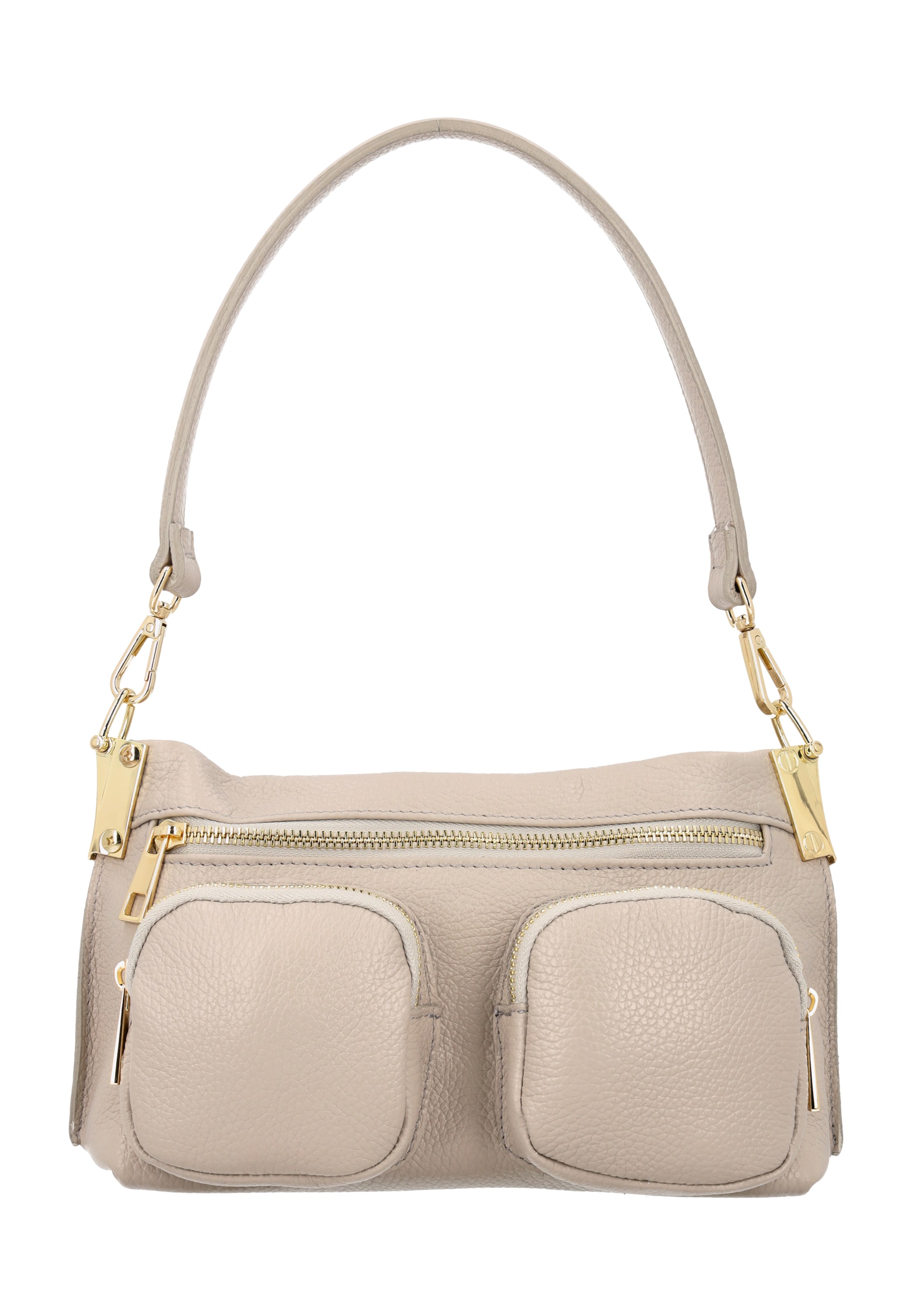 Sac bandoulière faina en gris : devant