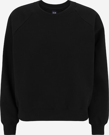 Sweat-shirt Gap Petite en noir : devant