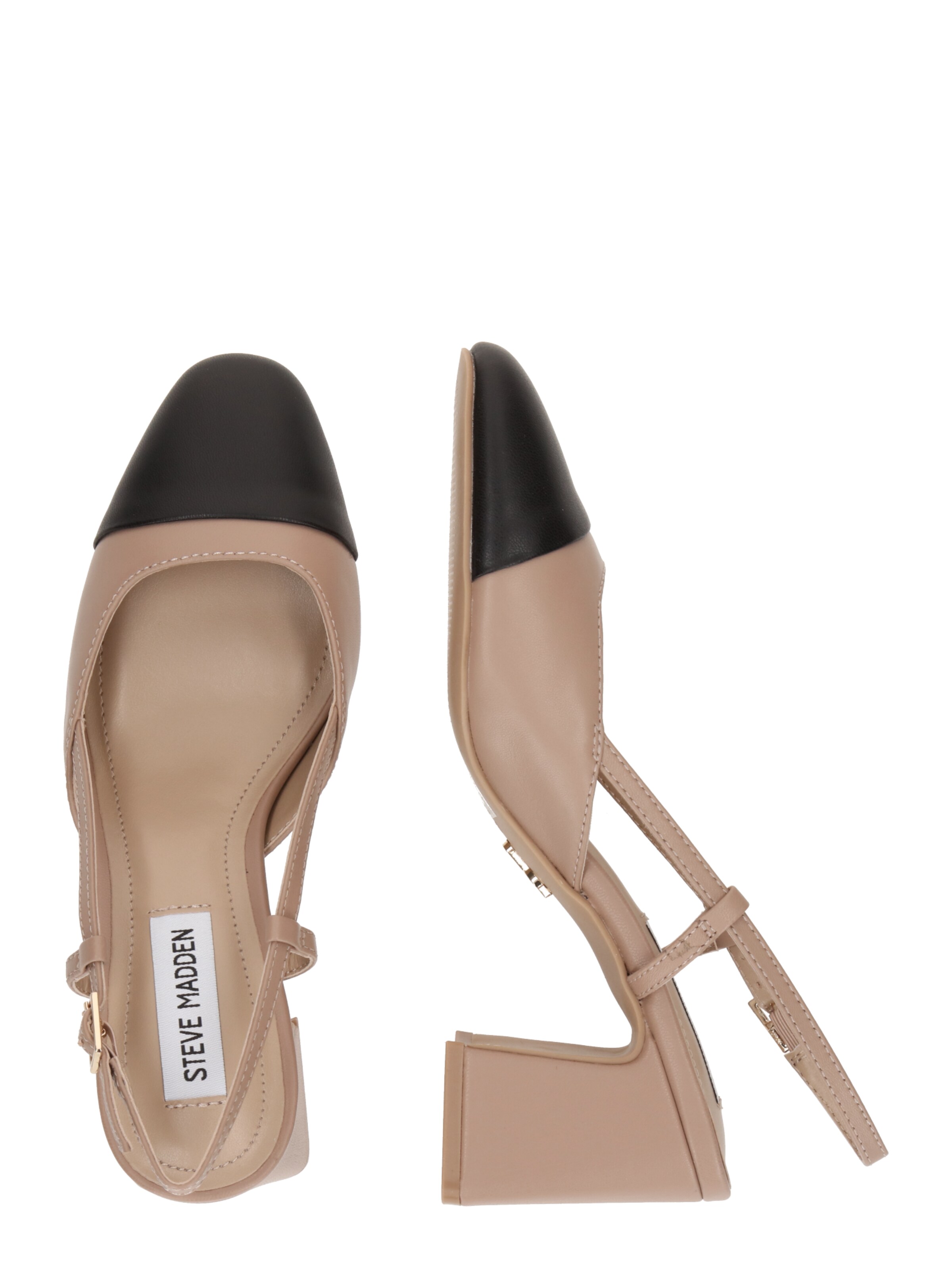 STEVE MADDEN Лодочки с открытой пяткой 'Zeina' в Бежевый