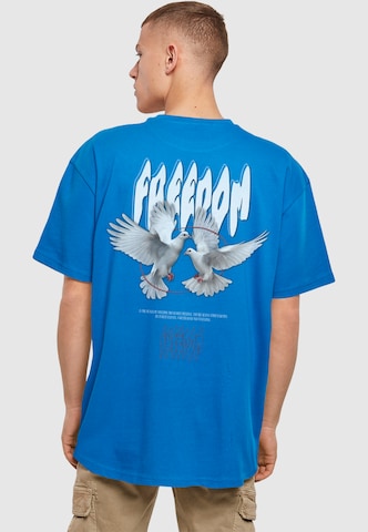 Merchcode Shirt 'Birds Of Peace' in Blue: front