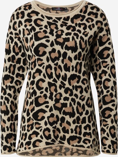 Zwillingsherz Sweater 'Barbara' in Beige / Light beige / Black, Item view