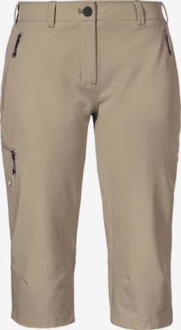 Schöffel Outdoor trousers in Beige: front