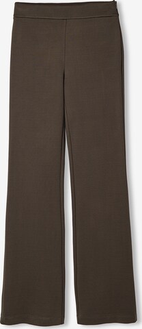 évasé Pantalon Ipekyol en vert : devant