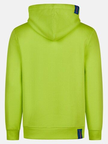 salzhaut Sweatshirt 'Heff - Moin' in Green: back