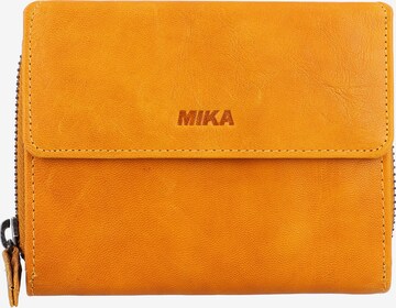 MIKA Wallet in Yellow: front