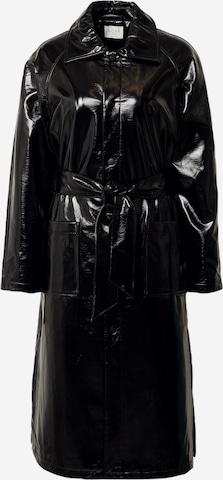 NORR Płaszcz przejściowy w kolorze czarny: przód