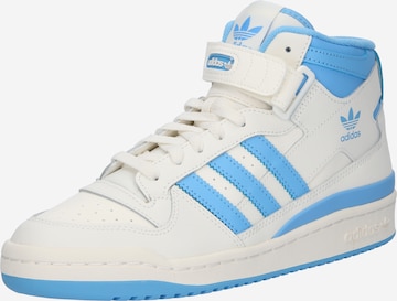 Baskets hautes 'FORUM' ADIDAS ORIGINALS en blanc : devant