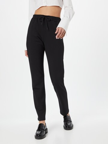 s.Oliver Tapered Broek in Zwart: voorkant