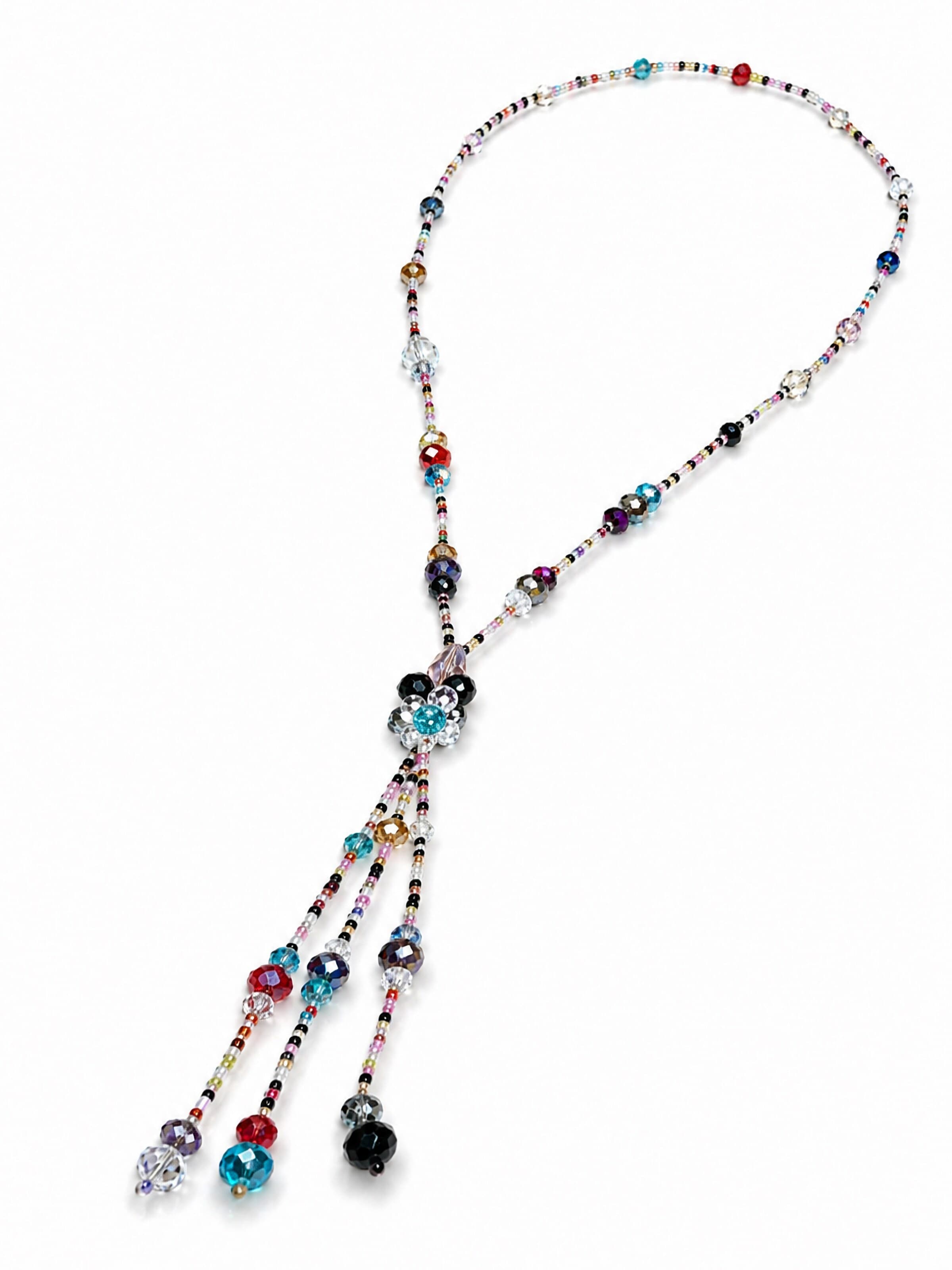 COLLEZIONE ALESSANDRO Kette 'Nanja'‌‌‌‌‌‌‌ in Mischfarben: Vorderseite