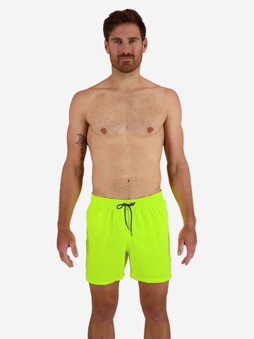 Nike Swim Swimming Trunks in Yellow: front